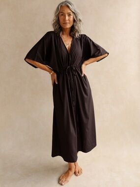 Baiia Cecile Kaftan Swim Coverup Midi Dress